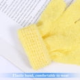 thumbnail image 2 of Miangastore Exfoliating Wash Gloves Polyester Assorted Color 4 Pairs 7.3x6.3in, 2 of 8