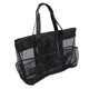 thumbnail image 1 of Bolsa de playa: bolso de mano de malla duradero para mujer con 7 bolsillos, 1 of 3