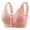 Pink, variant on Bras for Women,Lace Pattern Front Buckle Non Underwire Bra Solid Color Tank Top Comfortable Support,Sports Bras for Women,Pink,3XL