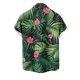 thumbnail image 5 of Mens Casual de Manga Corta Botón Abajo Camisas Gira Cuello Impresión, Camisa de Verano de Poliéster de Moda, 5 of 6