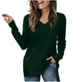thumbnail image 1 of yoeyez Tunique en Tricot pour Femmes, Chandails à Manches Torsadées Patchwork, Col Ras du Cou Raglan, Chemises à Manches Longues, Hauts de Mode d'Automne 2024, Vert m, 1 of 6