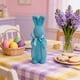 thumbnail image 5 of Uuiauoio Easter Decorations Flocked Bunny Figurines with Bow Tie Flocking Rabbit Tabletop Mantel Decoration for Easter Centerpieces for Spring Home Office Table Decor Supplies, 5 of 6