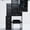 Black, variant on Left Bedside Vanity Table for Small Bedrooms | High - capacity Multi - layer Storage | MDF Craftsmanship, Numerically Labeled Boards | Saves on Additional Purchases