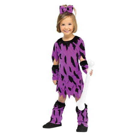 Dino Diva - Pebbles Toddle Costume 3T-4T