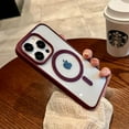 thumbnail image 4 of Luxury Magsafe Transparent Phone Case For iPhone 15 14 11 12 13 Pro Max Plus Mini Magnetic Wireless Charge Clear Cases Cover RJ, 4 of 6