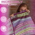 thumbnail image 5 of Sister Birthday Gifts from Sister, Birthday Gifts for Sister, Sister Blanket, Best Sister Gifts from Sister, Sisters Gifts from Sister, Sister Birthday Gifts Throw Blankets 60"X50" Gift for Sister, 5 of 6