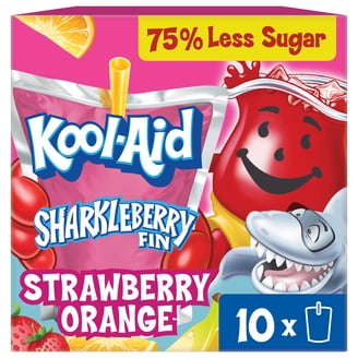 Kool-Aid Snow Day Brrr Berry Drink Pouches, 10 Ct, 6 oz, Vitamin C