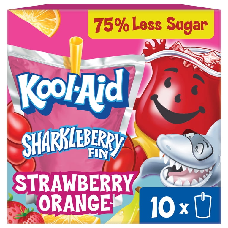 2 pack) Kool-Aid Jammers Artificially Flavored Drink, 10 Pouches