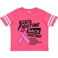 thumbnail image 3 of Inktastic We're Fighting Back Together Breast Cancer Awareness Month Boys or Girls Toddler T-Shirt, 3 of 5