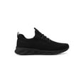 thumbnail image 4 of Woobling Unisex Casual Shoe Flat Sneakers Lace Up Fashion Sneaker Work Sport Shoes Breathable Non Slip Black 9, 4 of 9