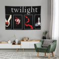 thumbnail image 4 of Twilight Saga Logo Tapestry Luxury Wall Hanging Tapestries Decoration For Living Room Bedroom Dormitory Mural Blanket Wall Art Tapestry, 4 of 8