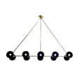 thumbnail image 4 of 10 Light Modern Raw Brass chandelier light Fixture, 4 of 7