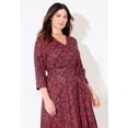 thumbnail image 4 of Catherines Women's Plus Size Easy Faux Wrap Dress, 4 of 6