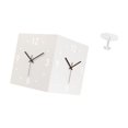 thumbnail image 4 of Double Sided Wall Clock Dollhouse Miniatures Table Non Ticking Metal Quiet Function for Restaurant Shop Play House Scene, 4 of 7