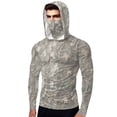 thumbnail image 6 of Dagegui Men's UPF 50+ Sun Shirts Quick Dry Long Sleeve UV Protection T-Shirt Outdoor Hiking Camping Tops Summer Hooded Tees with Built-In Face Mask 002 Camouflage XL, 6 of 9