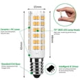 thumbnail image 2 of Warm White E14 Led Light Bulb, 7W Omni-Directional Lighting With High Color Rendering Index For Easy Installation In Desk Lamps And Range Hoods, Energy Saving European Screw Base, 2 of 5
