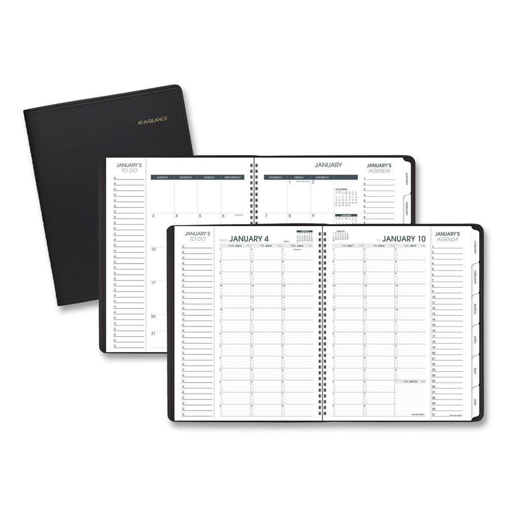 At-a-glance Triple View Weekly/monthly Appointment Book, 11 X 8.25 ...