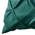 thumbnail image 6 of Mainstays Euro Microfiber Pintuck Pleat Pillow Sham, Teal Blue, 26"x26", 6 of 7