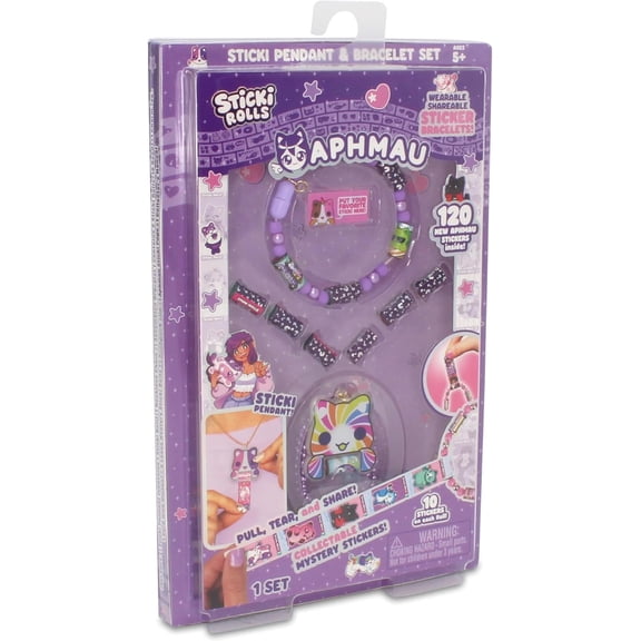 Sticki Rolls x Aphmau Pendant & Bracelet Set Limited Edition