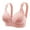 Pink, variant on Women Push Up Padded Bras V-Neck Full-Coverage Bras for Large Bust Wireless Bralette Ladies Bras No Underwire Women's Full Figure Wire-Free Everyday Bra Underwear Full Coverage Bras for Women