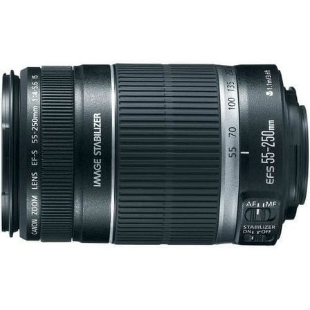 Canon EF-S 55-250/4-5.6 IS Telephoto Zoom Lens (International Version)