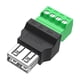 thumbnail image 4 of Adaptador/convertidor de extensión de cable con conector USB 2.0 para transmisión estable Femenino, 4 of 9