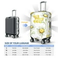 thumbnail image 6 of Easygdp Sweet Honey Print Elastic and Washable Suitcase Protective Cover with Hidden Zipper Fits 18-32 inch Luggage -Small, 6 of 9