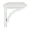 thumbnail image 3 of Kate and Laurel Corblynd Traditional Wood Wall Shelf, White 36", 3 of 6
