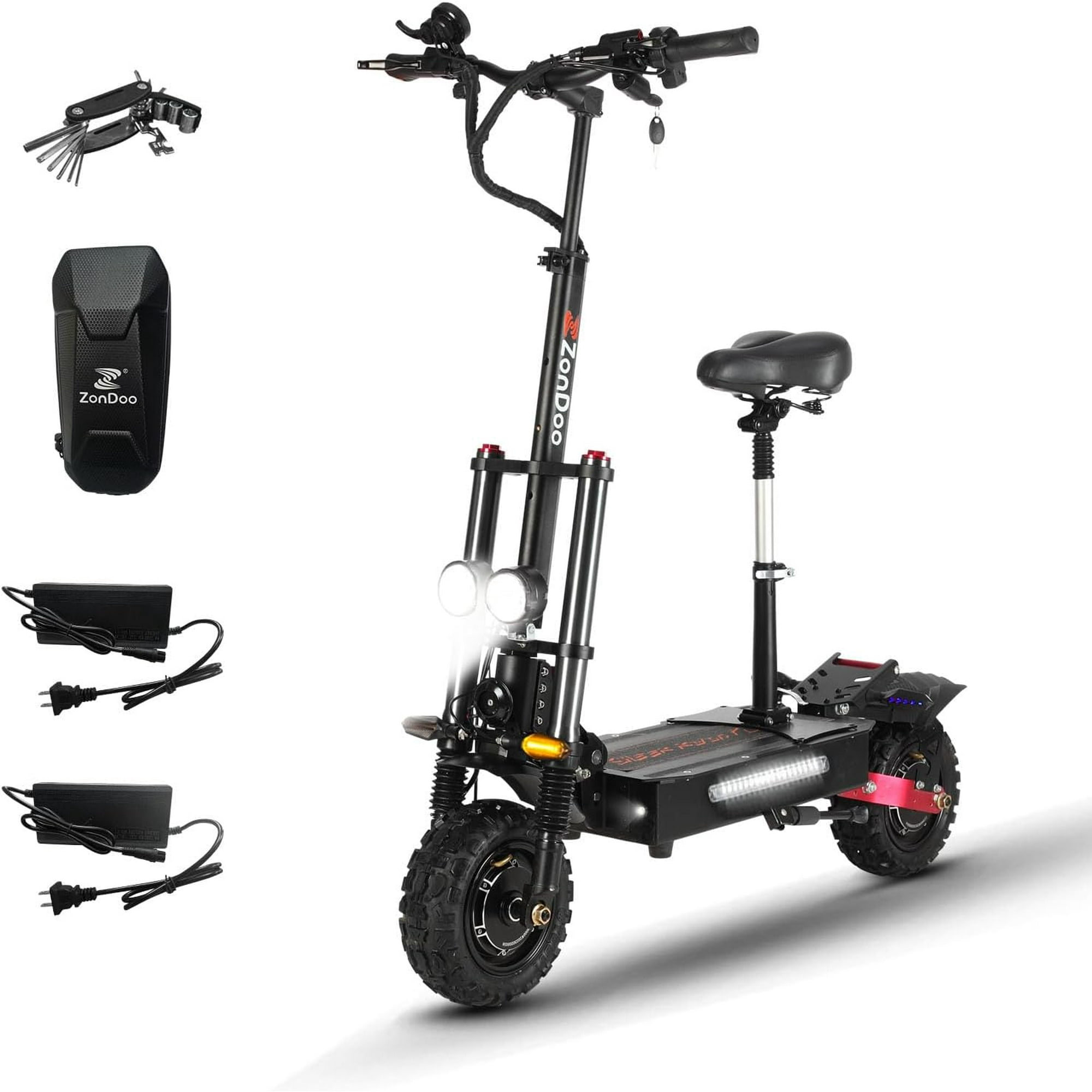 Trottinette Électrique Halo Knight T107 Pro 11'' Pneu de Route 3000W