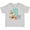 AC-Heather Grey, variant on Im 1 Years Old with Fox Boys or Girls Baby T-Shirt