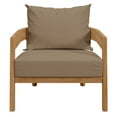 thumbnail image 6 of Modway Brisbane 3-Piece Teak Wood Outdoor Patio Set in Natural Light Brown, 6 of 10