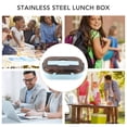 thumbnail image 3 of Portable Bento Box, 1.5L Stainless Steel Lunch Box  Leakage Proof  for Adult for Student, 3 of 8