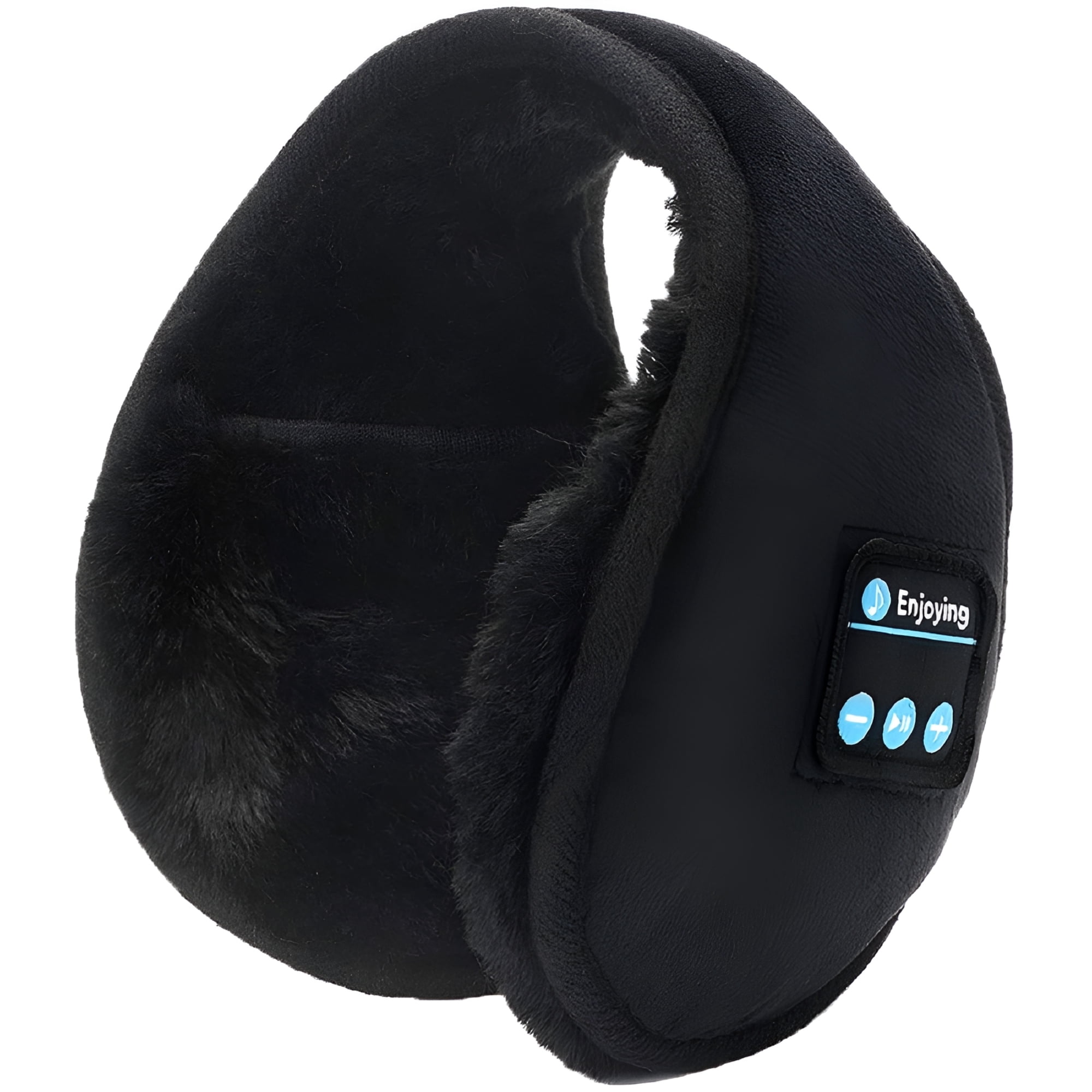 GJX 2026 New Wireless Ear Muffs for Winter Wireless Headphones with Speaker Hands Free Call Folding Music Ear Warmer Usb Charging Wireless Headsets Ear Muffs for Men Women Outdoor