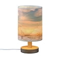 thumbnail image 2 of Summer Beach Starfish Bedside Table Lamp LED Desk Lamps with USB Charging Port Cylinder Retro Warm Lights for Bedroom Living Room Coffee Bar Decoration, 2 of 7