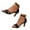 Black1654, variant on VNKIDY Comfortable Women Sandals Women Fish Mouth Line Strap Ankle Strap Sandals Medium Heel Sandals Solid Color Summer Autumn