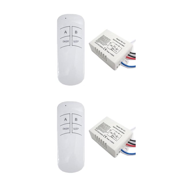 Sidaley Interruptor de control remoto de luz de lámpara digital inalámbrica Interruptor de control remoto de 220V Type1 NO1