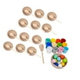 thumbnail image 4 of LeeQinersw Balls in Cups Training Logical Thinking Board Game Number Counting Color Sorting 12 balls and cups, 4 of 9