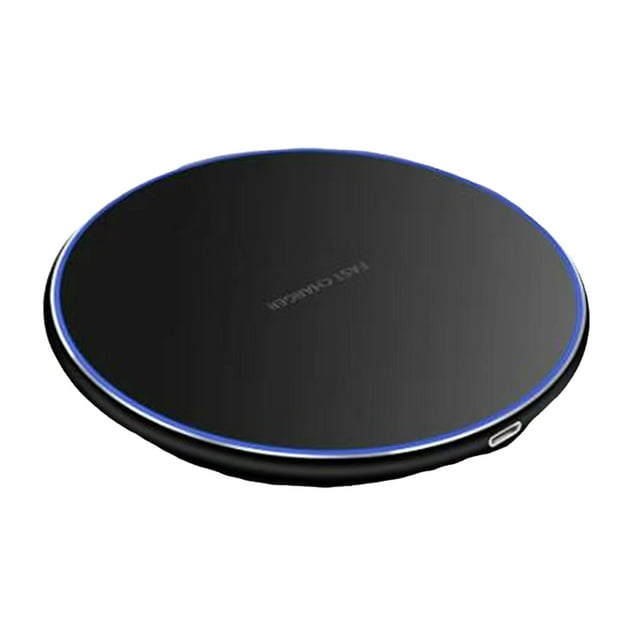 Wireless Charger Desktop Disc Frosted Metal Wireless Fast Charge Mobile Phone Gift Wireless Charge