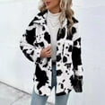 thumbnail image 6 of Aloohaidyvio Womens Fuzzy Fleece Jacket Winter Open Front Cardigans Warm Lapel Outerwear with Pocket 2024 Coats for Women Clearance, 6 of 6