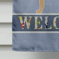 thumbnail image 4 of Carolines Treasures BB5501CHF Yellow Labrador Retriever Welcome Flag Canvas House Size  Large multicolor, 4 of 4