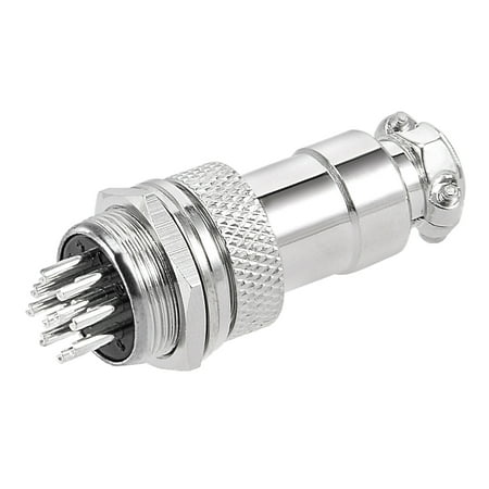 - Aviation Connector, 16mm 10P 4A 125V GX16-10 Waterproof Male Wire Panel Power