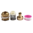 thumbnail image 2 of Mosiee 1/2 Inch Brass Rain Barrel Quick Plug Connector/Stainless Steel Filter Rainwater, 2 of 9