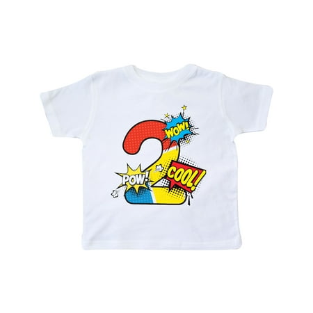 

Inktastic Superhero 2nd Birthday Gift Toddler Boy or Toddler Girl T-Shirt