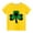 Yellow, variant on Wavsuf Kids T-Shirts Girls Printed Casual St.Patrick's Day Summer Pink Shirts Size 4 Years