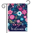 thumbnail image 2 of Bright Floral Spring Garden Flag Welcome Flowers 12.5" x 18" Briarwood Lane, 2 of 4