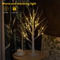 thumbnail image 4 of Árbol De Luz Resplandeciente Diseño de escena alimentado por batería de la lámpara del árbol de la mesa del centro de mesa del LED para el dormitorio del hogar, 4 of 7