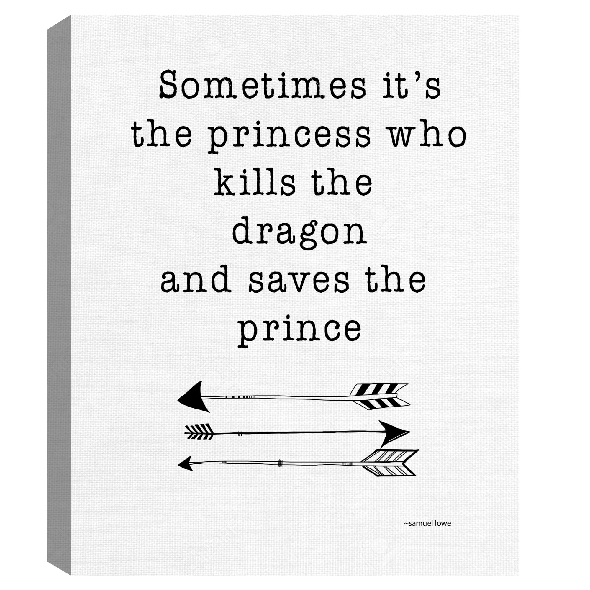 Sometimes It's the Princes by Jan Weiss Wrapped Canvas Art Print