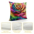 thumbnail image 4 of ARISTURING Flower Universal Pillow Cover Cushion Cover Sofa Fabric Cushion Cover Home Decoration, 4 of 5