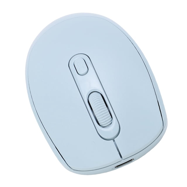 Ratón Inalámbrico, Mouse De Juegos Silencioso Recargable Con Conexión De Modo Dual 2.4G Y , 3 Niveles Ajustables DPI 800 1200 1600dpi, Para El Aula De Estudio De La Biblioteca