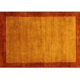 thumbnail image 1 of Ahgly Company Indoor Rectangle Abstract Yellow Contemporary Area Rugs, 2' x 5', 1 of 4